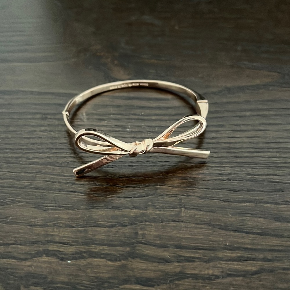 Kate Spade Rose Gold Bow bracelet